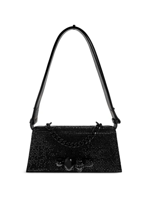 Alexander McQueen mini Jewelled shoulder bag Black 8661381BLCB