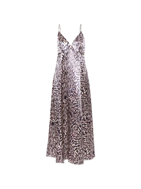 Ulla Johnson abstract-print open-back maxi dress Neutrals PF260158
