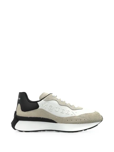 Alexander McQueen logo-embossed panelled sneakers White 841162WIAK3