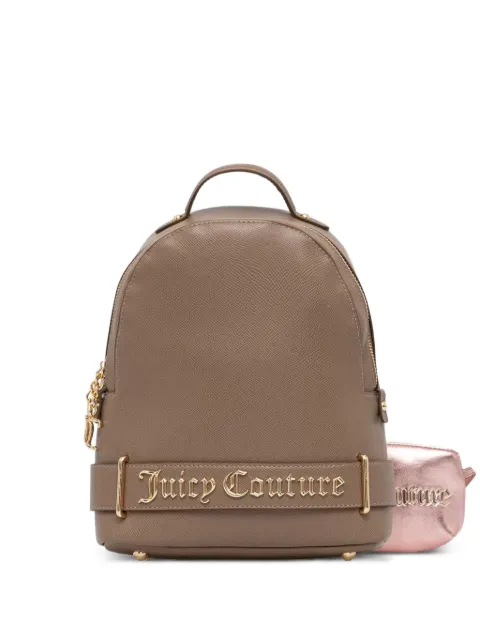 Juicy Couture Jasmine logo-plaque backpack Brown BIJJM3061WVP