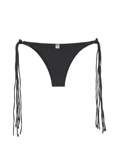Frankies Bikinis x Jennie Camille fringe-detail bikini bottoms Black 11517NS