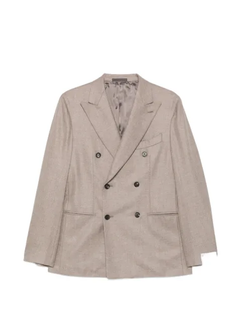 Caruso Aida double-breasted buttoned blazer Neutrals 508864ASM2JD611H