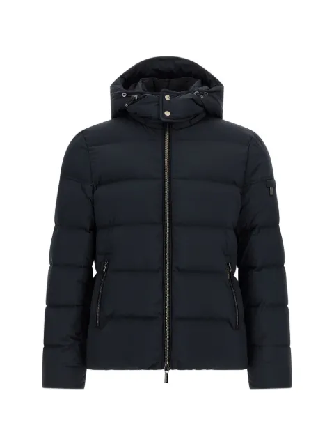Moorer Brett quilted padded jacket Blue MOUGI100134TEPA034