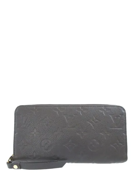 Louis Vuitton Pre-Owned 2021-2026 Monogram Empreinte Zippy Wallet long wallets Black 832B060CLYPZEGXH