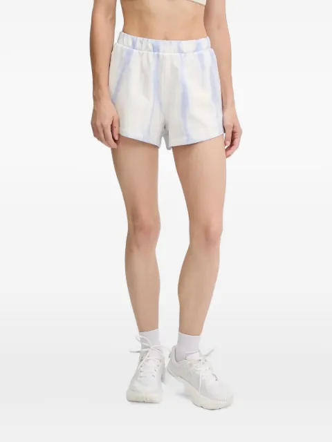 GUESS USA tie-dye logo-print mini shorts White V5GD11KCRQ0