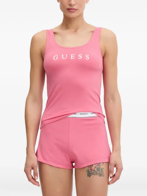 GUESS USA Carrie logo-print pajamas Pink O5GX13KBBU1