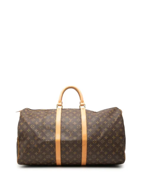 Louis Vuitton Pre-Owned 1997 Monogram Keepall 55 travel bag Brown 6M54KLD2CY70G88K