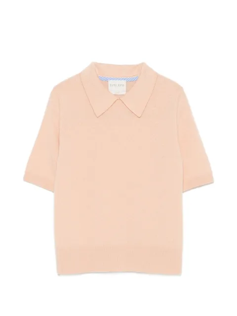 Forte Forte short-sleeve polo shirt Neutrals 15140MYKNIT