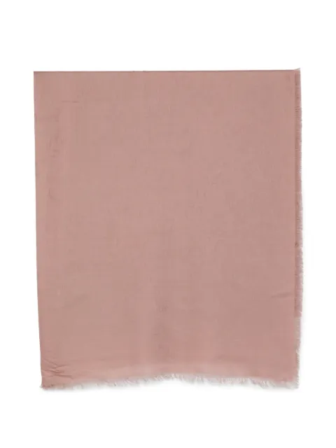 TWINSET frayed-edge scarf Pink 262TA4360