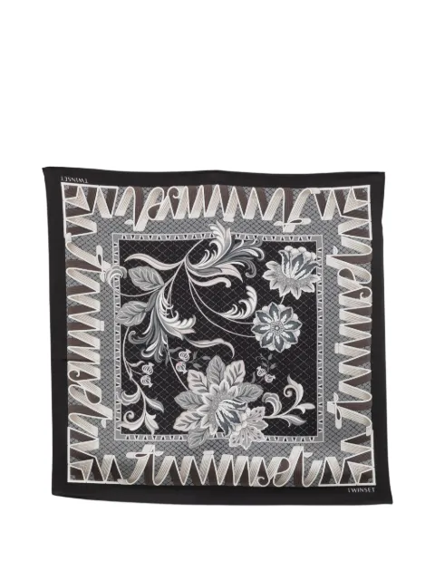 TWINSET floral-print scarf Black 262TO5550