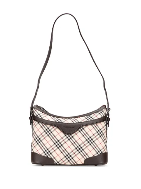 Burberry Pre-Owned 2018-2023 Nova Check Canvas shoulder bag Neutrals FGQFT44WIWWG1Q61