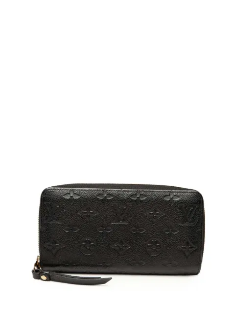 Louis Vuitton Pre-Owned 2017 Monogram Empreinte Zippy Wallet long wallets Black S89WQQVQENL66CTU