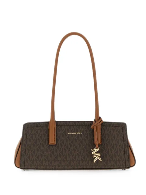 Michael Michael Kors logo-print monogram shoulder bag Brown 30T6G9IT0B