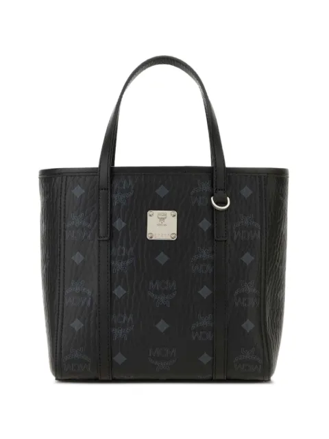 MCM Toni monogram leather tote bag Black MWPGSMT09