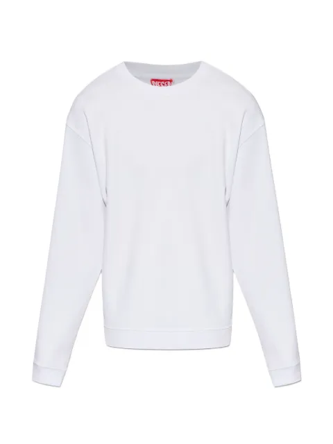Diesel crew-neck long-sleeve sweatshirt White A240960GSBP