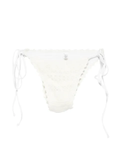 Frankies Bikinis x Jennie Mackenzie crochet bikini bottoms Neutrals 11171CH