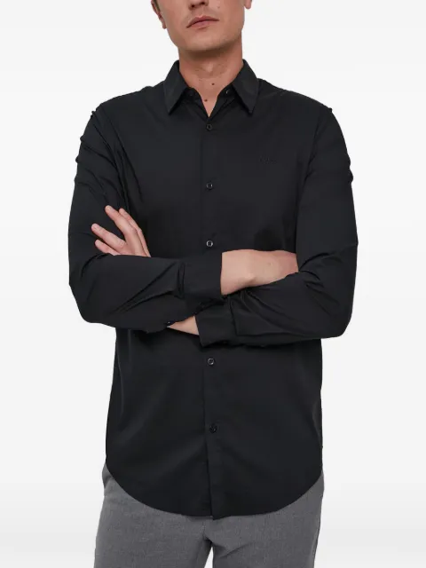 GUESS USA slim-fit shirt Black M1YH20W7ZK1