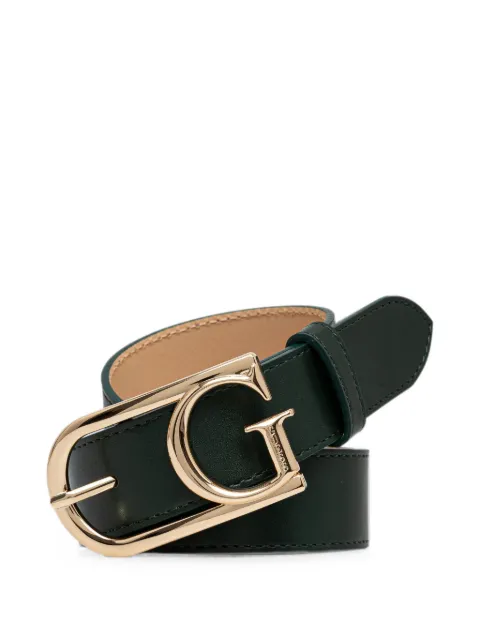 GUESS USA logo-buckle belt Green BW9200P5135