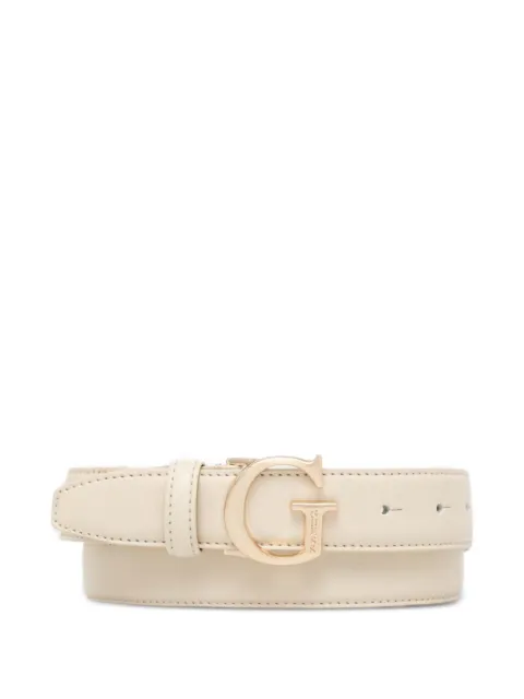 GUESS USA G-logo buckle belt Neutrals BW9118P4230