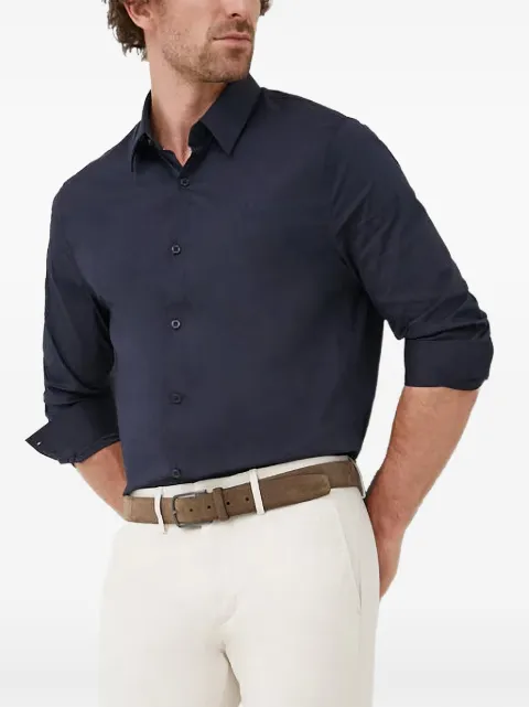 GUESS USA slim-fit shirt Blue M1YH20W7ZK1