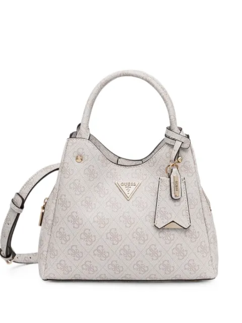 GUESS USA monogram-pattern logo-plaque tote bag Neutrals HWSG6974050