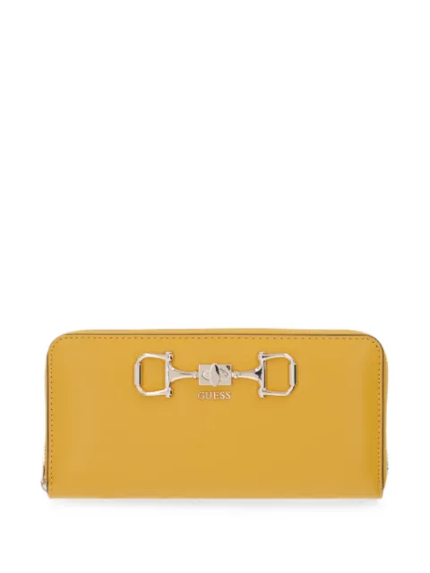GUESS USA horsebit zip-around wallet Yellow SWVG9910146