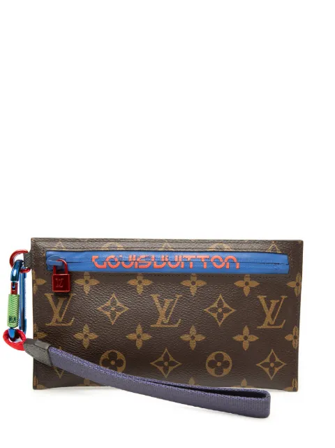 Louis Vuitton Pre-Owned 2017 Monogram Outdoor Ribbon Pochette clutch bag Brown BBBOIA7HSFMZLVY7