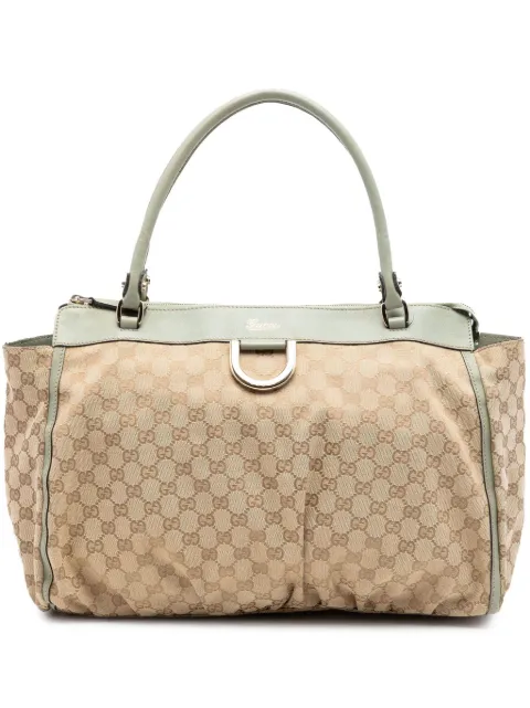 Gucci Pre-Owned 2016-2026 GG Canvas Abbey D Ring tote bag Neutrals XLSCZX4QDVL4OGG2