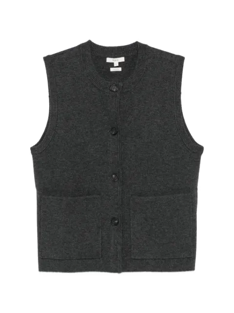 YERSE button-front gilet Grey 45580033