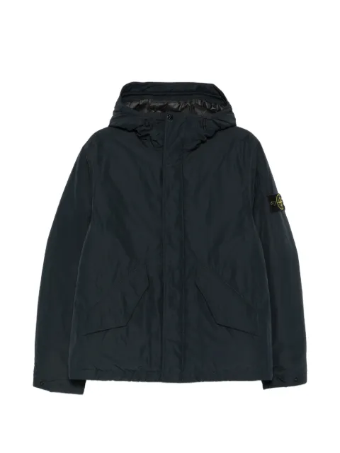 Stone Island 4100010 micro twill jacket Blue L2S154100010S0A26