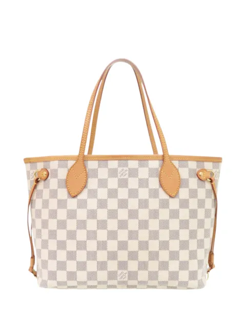 Louis Vuitton Pre-Owned 2012 Damier Azur Neverfull PM tote bag White K9NVNJB588KJ8OD5