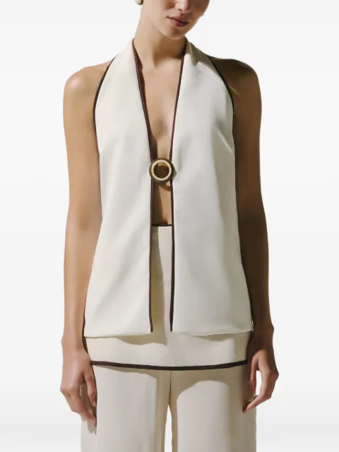Baobab Bianca ring-detail blouse Neutrals 6811366