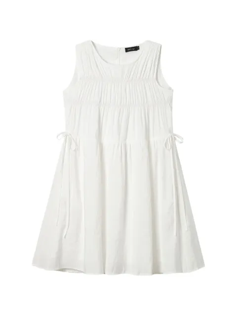 tout a coup ruched mini dress White M149AU6
