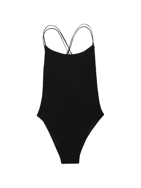 LIDO Novantanove cross-strap swimsuit Black NOVANTANOVE