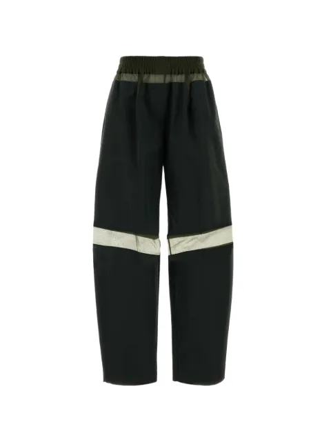 FENDI technical gabardine trousers Green FR6748AW7D