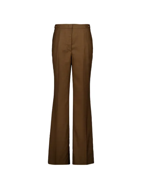 Gabriela Hearst Vesta side-buckle trousers Brown 4262190W180