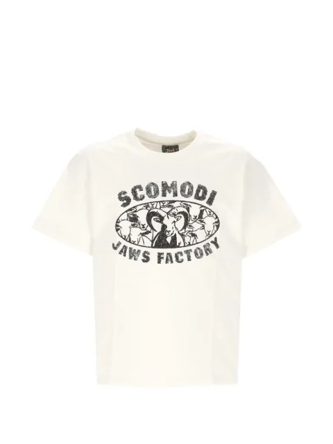 Jaws graphic-print T-shirt Neutrals DSAUNIJ0015X