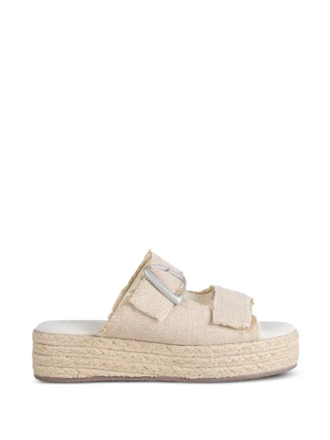 EMU AUSTRALIA Ayers frayed buckle-fastening sandals Neutrals W13271