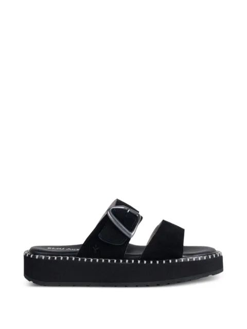 EMU AUSTRALIA suede slides Black W13267