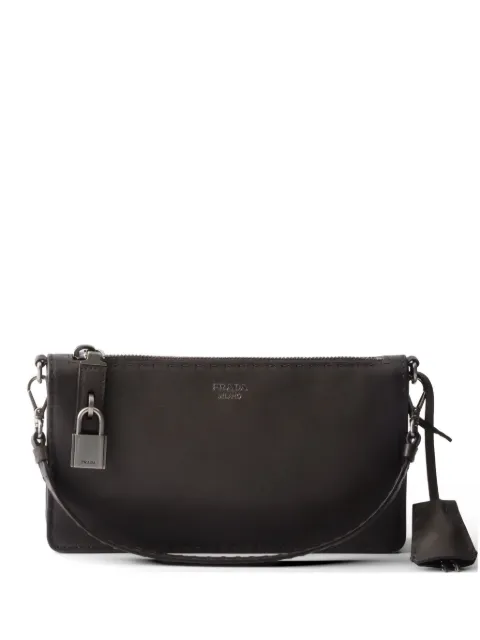 Prada antiqued leather pouch Grey 2ZT0982ZQ4