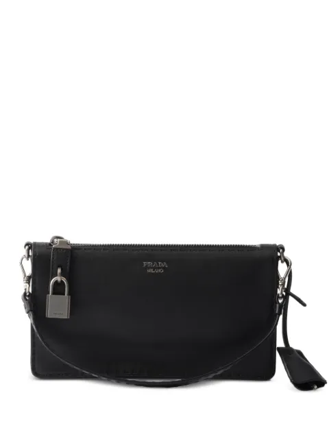 Prada antiqued leather pouch Black 2ZT0982ZQ4