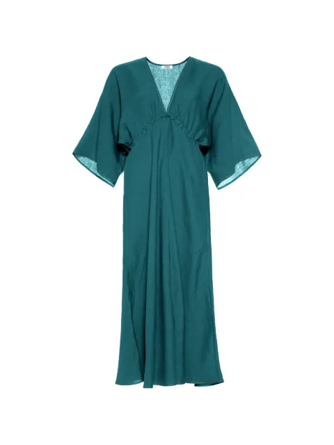 ERES Brillance V-neck maxi dress Green 202635