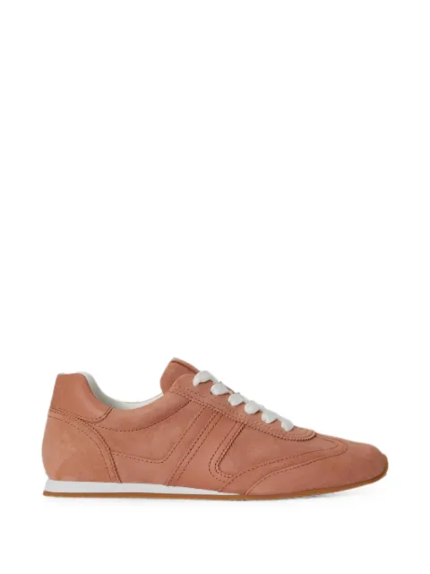 Lauren Ralph Lauren Dani suede leather sneakers Pink 802P15837