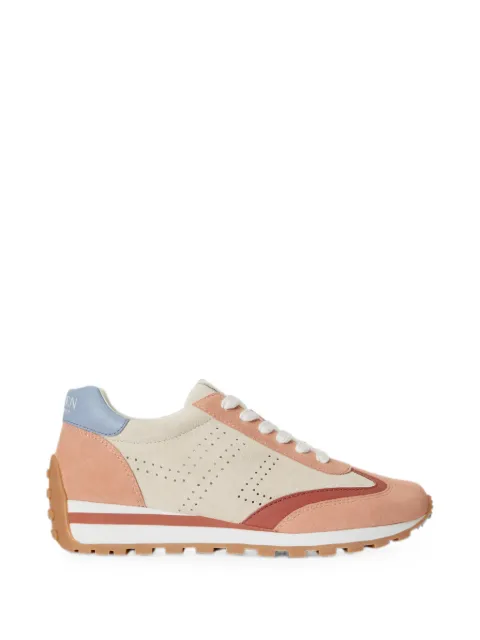 Lauren Ralph Lauren perforated leather sneakers Pink 802P15840