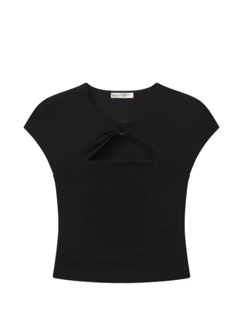 FRAME Casino cut-out top Black WE26JKT021