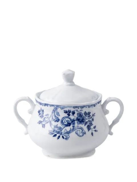 GINORI 1735 Antico Doccia floral-print sugar bowl White 61156