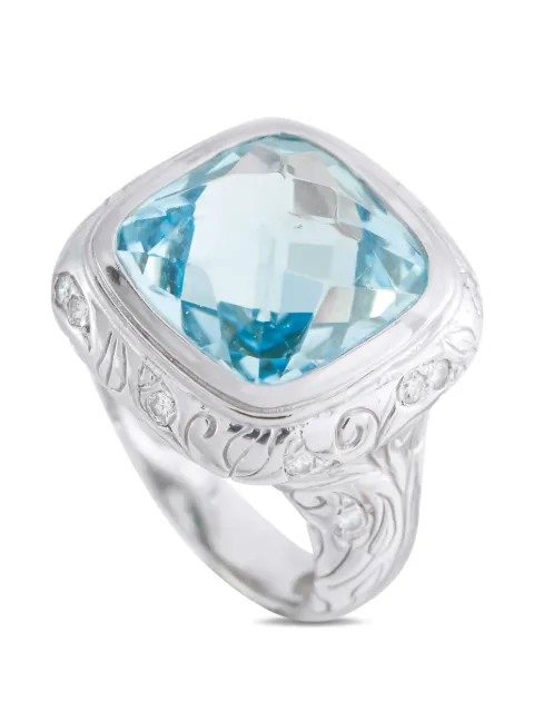 SeidenGang topaz and diamond ring Silver SG09051926