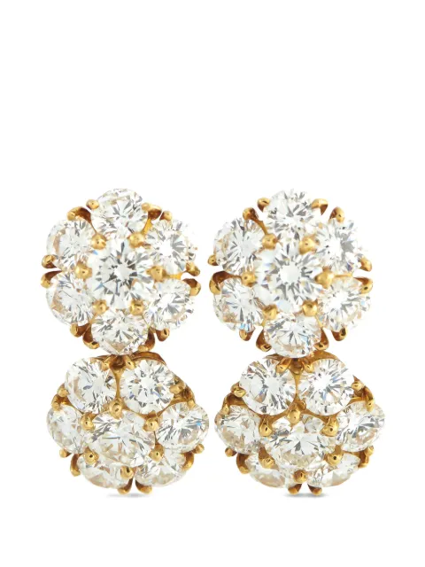 Van Cleef & Arpels Pre-Owned Fleurette diamond earrings Gold VC34051926