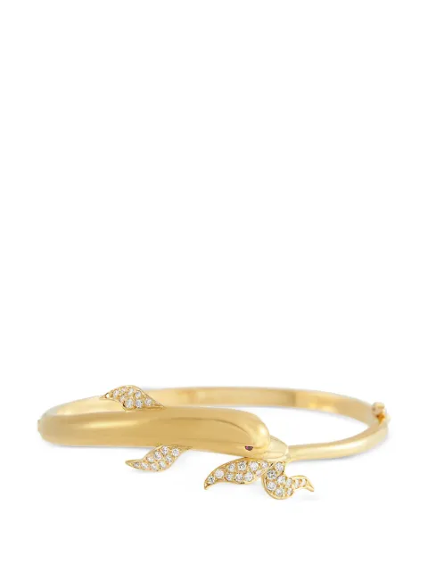 Carrera Y Carrera diamond dolphin bracelet Gold CA02051926
