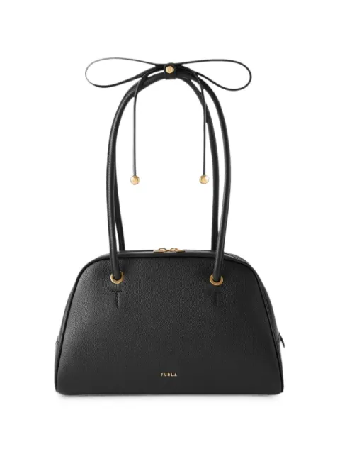 Furla M Poppy Dome bow-detail shoulder bag Black WB02109BX4573